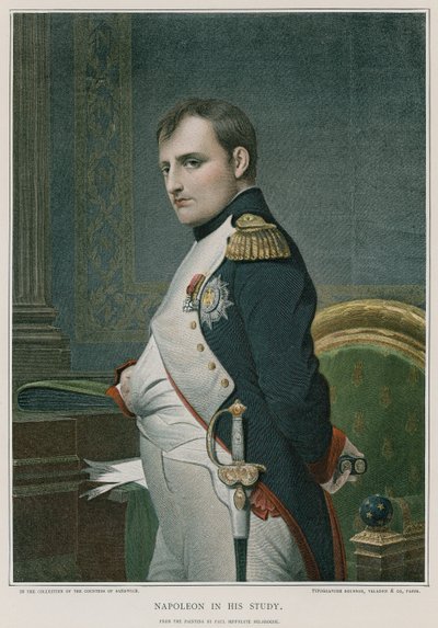 Napoléon dans son étude - Hippolyte Delaroche